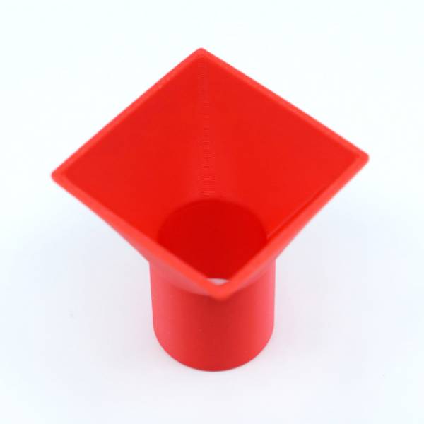 B-Ware Trichter für 60er Koffer, rot, zum leichteren Einfüllen der Steine