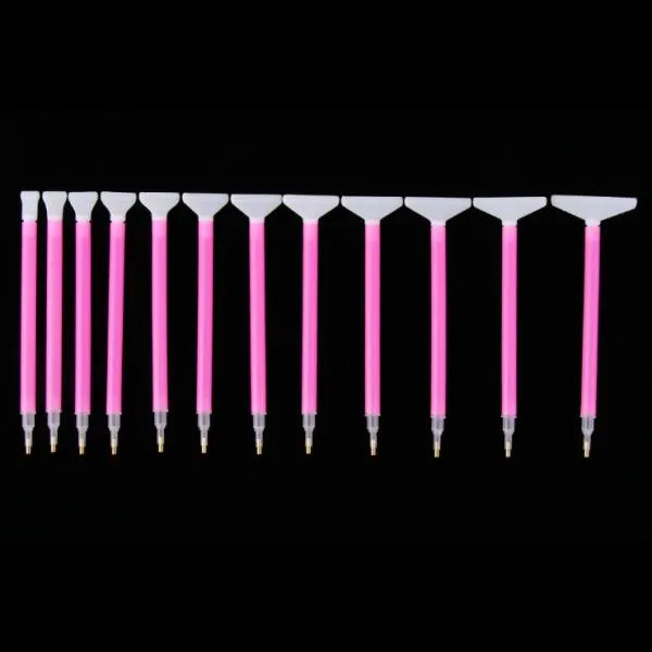 Stifte-Set für Diamond Painting, 1fach und Mehrfach-Aufsetzer schmal von 3 bis 15 Steine