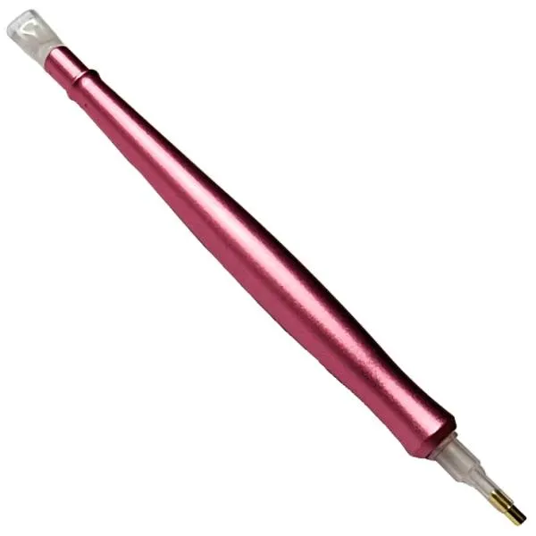 Metal pen for Diamond Painting, metallic alloy, pink