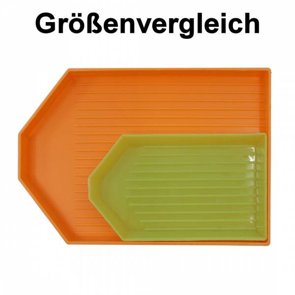 Extra große Schale (Schiffchen) für die Steine, geschlossen, 12,5x7,8cm