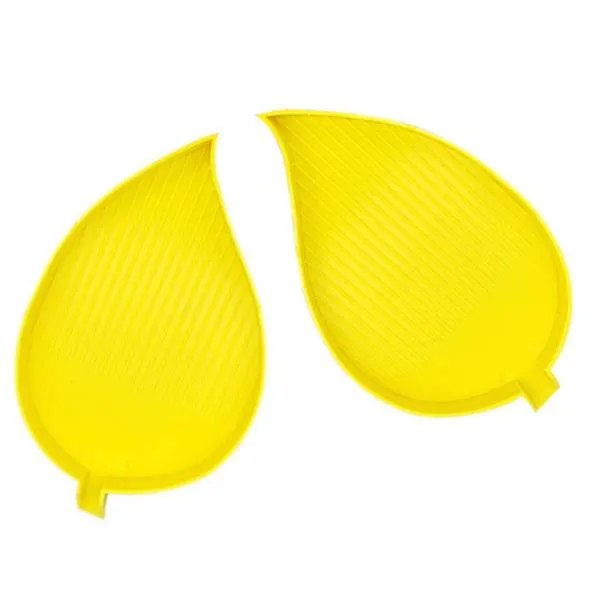 Shuttle, yellow, leaf, set of 2