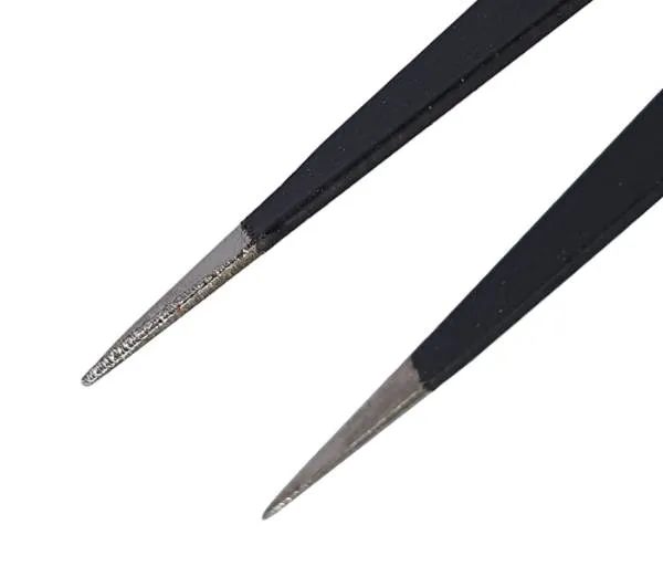 Pinzette für Diamond Painting, stabil, schwarz, spitz