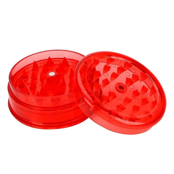 Grinder, red, for separating stones that have been glued together
