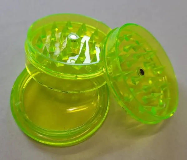 Grinder, neon green, for separating stones that have been glued together