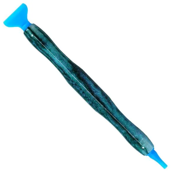 Stift für Diamond Painting, Grün, ergonomisch, mit Gewinde und Aufsätze