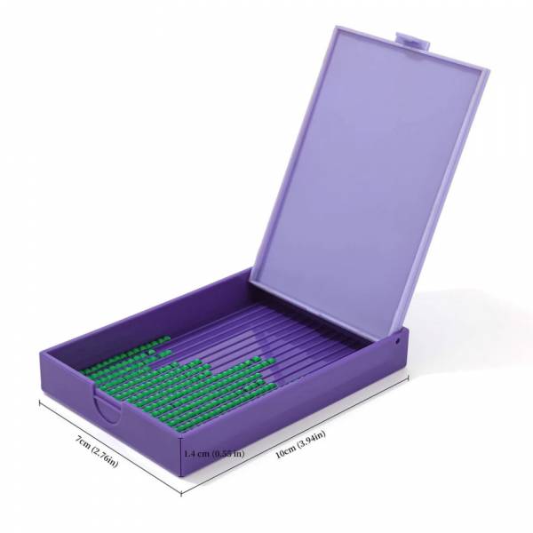 Trabricks, 10x7cm, set of 10 - Blue combination of boat and storage box, hinged lid, can be closed tightly