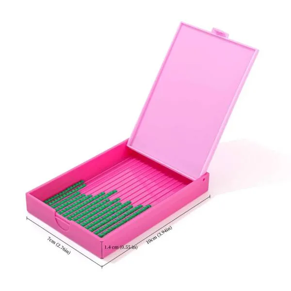 Trabricks, 10x7cm, set of 10 - Pink combination of boat and storage box, hinged lid, can be closed tightly