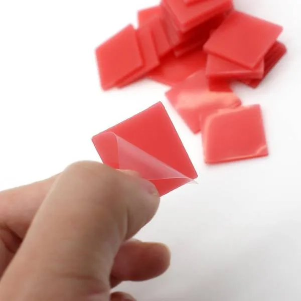 1 piece of wax platelets for pick-up pens, approx. 3cm x 3cm large