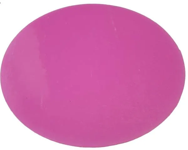1 Stück Wachs Plättchen für Aufnahmestifte, rosa, groß, rund, ca. 23cm im Durchmesser