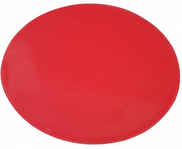 1 Stück Wachs Plättchen für Aufnahmestifte, rot, groß, rund, ca. 23cm im Durchmesser