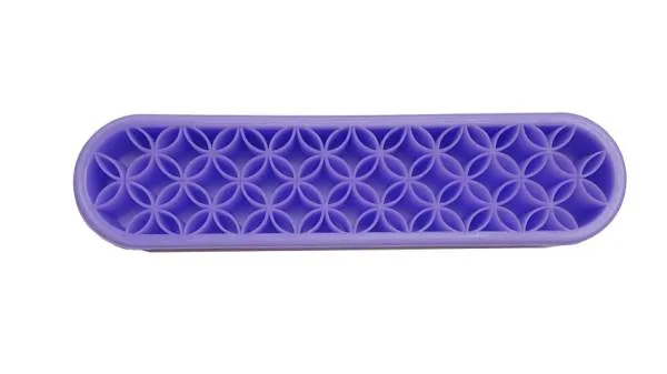 Pen holder, purple, for pens and accessories, 5x21cm
