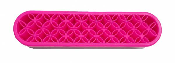 Pen holder, pink, for pens and accessories, 5x21cm