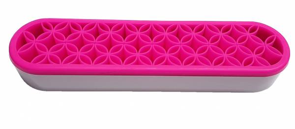 Pen holder, pink, for pens and accessories, 5x21cm