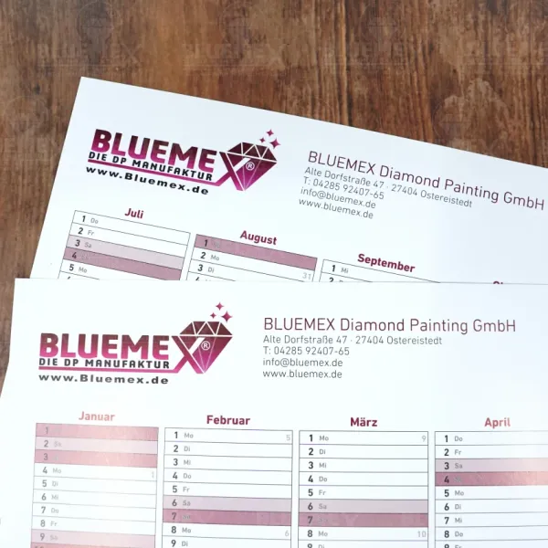 Gratis 2027 A4 Kalender