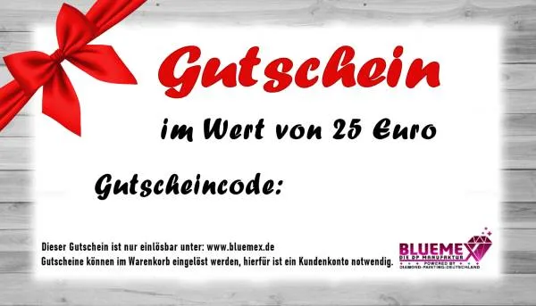 Geschenk-Gutschein über 25 Euro