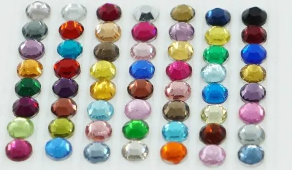Strass-Stein rund, (rhinestone), 553, Violet, 200 Stück