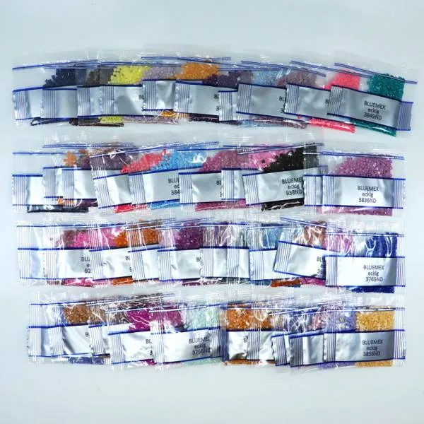 Fairy stones, square, (sparkling), 3747, Blue Violet Very Light, 500 pieces