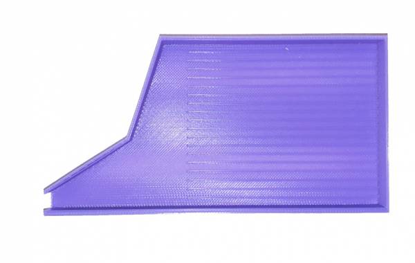 B-Ware Schiffchen für Steine, mit seitlicher Schüttöffnung, lila