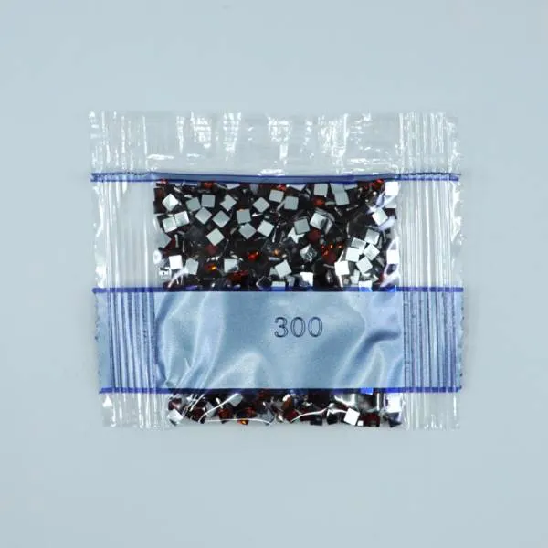 Rhinestone square, 300, Mahagany Very Dark, 500 pieces