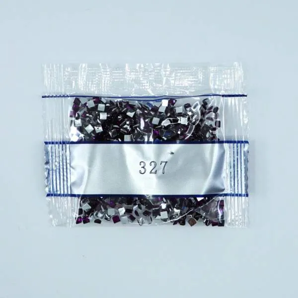 Strass-Stein eckig, (rhinestone), 327, Violet, 500 Stück