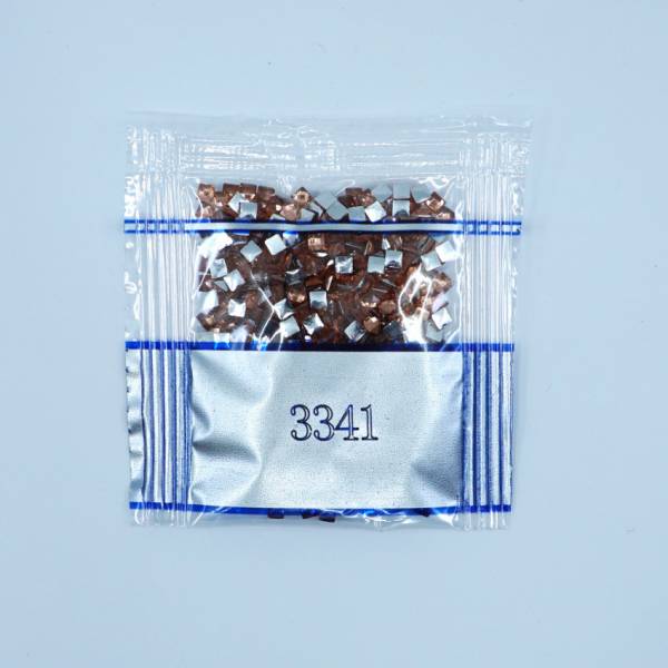 Strass-Stein eckig, (rhinestone), 3341, Apricot, 500 Stück