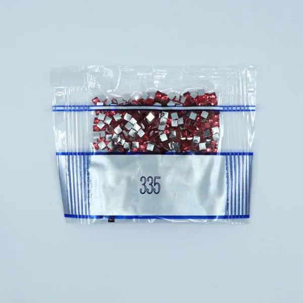 Rhinestone square, 335, Rose, 500 pieces
