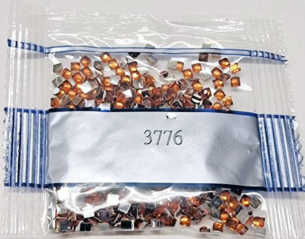Strass-Stein eckig, (rhinestone), 3776, Mahagony Light, 500 Stück