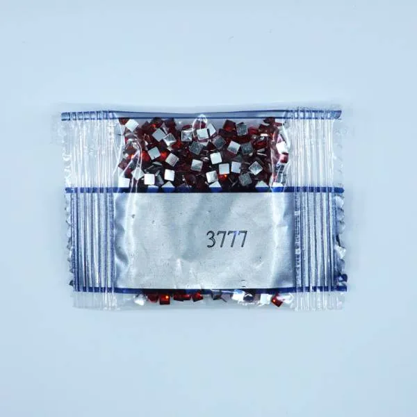 Rhinestone square, 3777, Terra Cotta Very Dark, 500 pieces