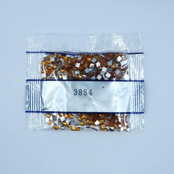 Rhinestone square, 3854, Autumn Gold Medium, 500 pieces