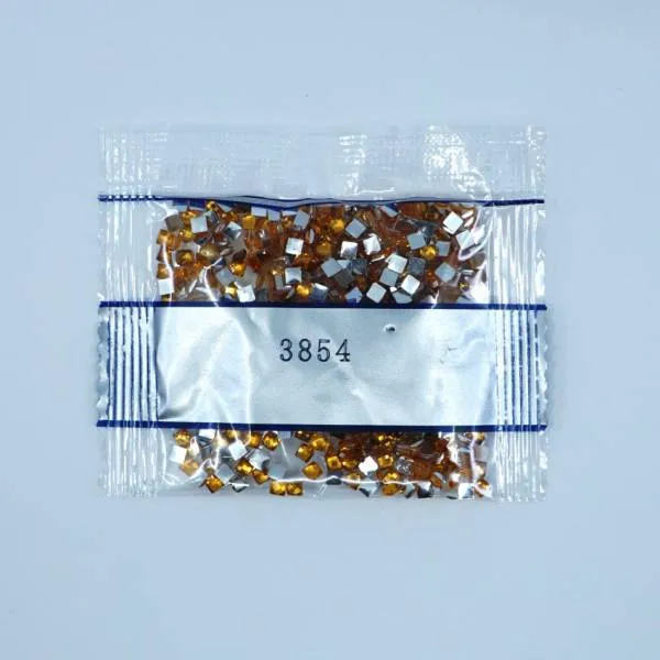 Rhinestone square, 3854, Autumn Gold Medium, 500 pieces