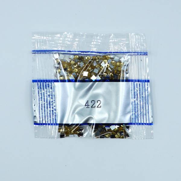 Rhinestone square, 422, Hazelnut Brown Light, 500 pieces