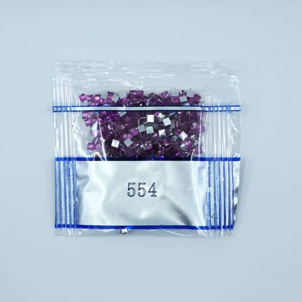 Rhinestone round, (rhinestone), 554, Violet Light, 500 pieces