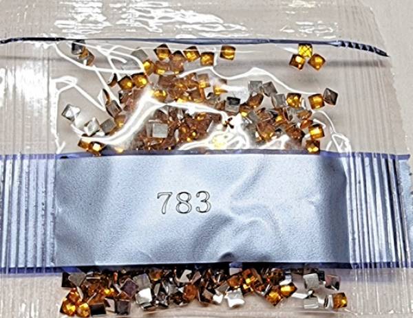 Strass-Stein eckig, (rhinestone), 783, Topaz Medium, 500 Stück