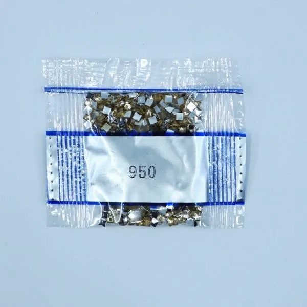 Strass-Stein eckig, (rhinestone), 950, Desert Sand Light, 500 Stück