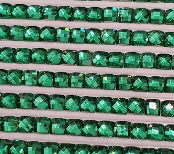 Strass-Stein eckig, (rhinestone), 964, Seagreen Light, 500 Stück