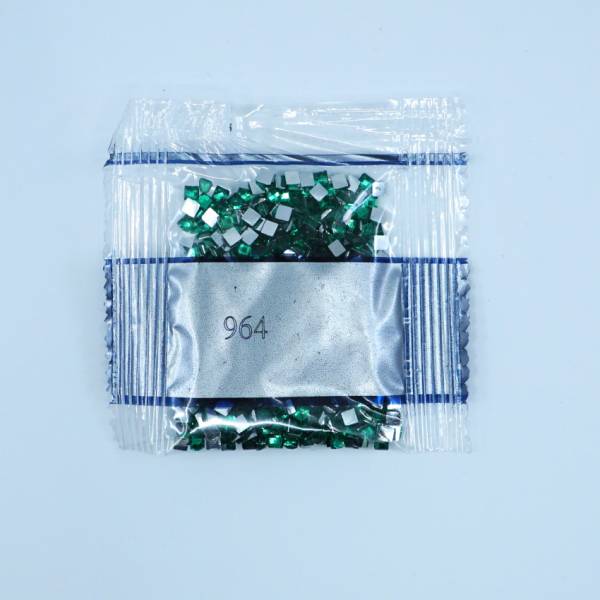 Strass-Stein eckig, (rhinestone), 964, Seagreen Light, 500 Stück