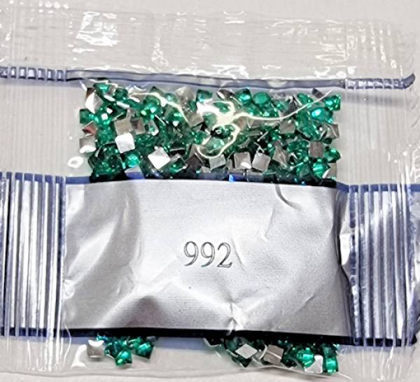 Strass-Stein eckig, (rhinestone), 992, Aquamarine Light, 500 Stück