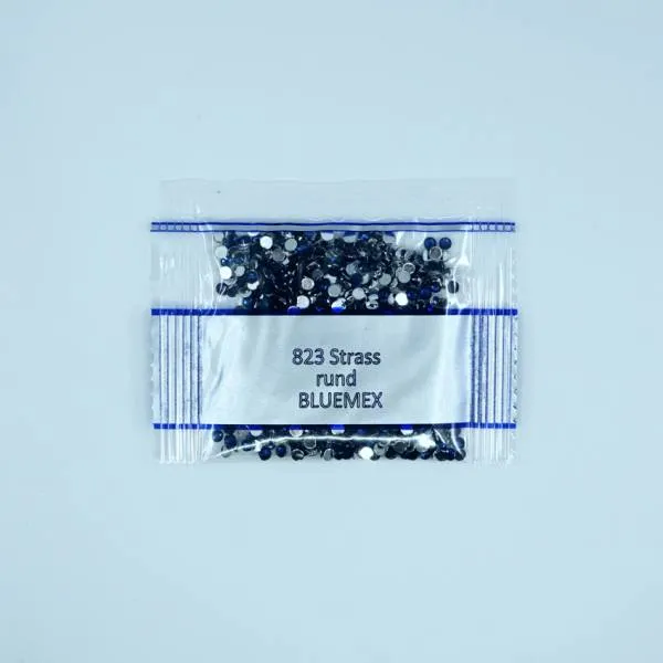 Round rhinestone, 823, Navy Blue Dark, 500 pieces