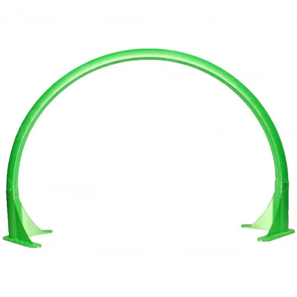 Bogenleuchte / Bogenlampe, Halbmond (ohne LED), 94 x 57,8 cm, grün