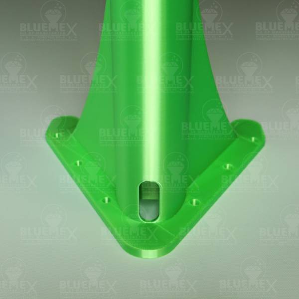Bogenleuchte / Bogenlampe, Halbmond (ohne LED), 94 x 57,8 cm, grün