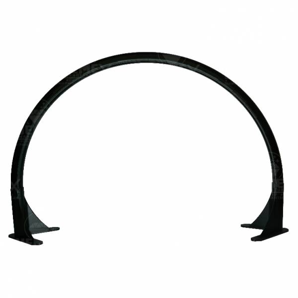 Arc lamp / arc lamp, half moon (without LED), 94 x 57.8 cm, black