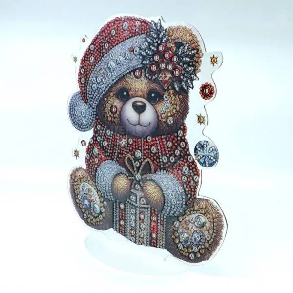 Großer Diamond Painting Teddy Aufsteller, 23cm x 21cm