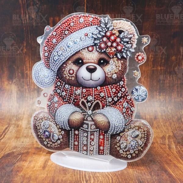 Großer Diamond Painting Teddy Aufsteller, 23cm x 21cm