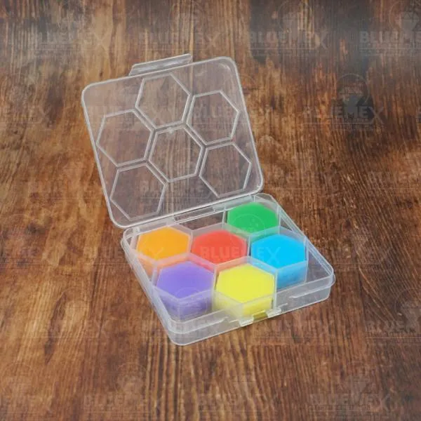 Diamond Painting Wax, colorful, hexagonal, set of 6 colors