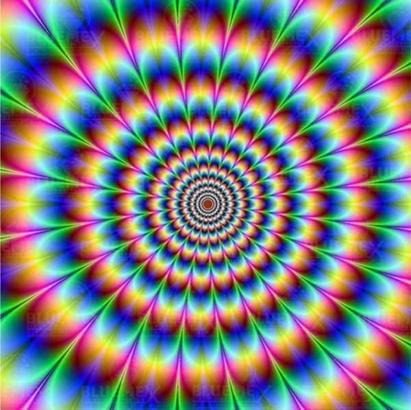 Diamond Painting picture, Play of colors, 55 colors, round stones, 70x70cm, full image