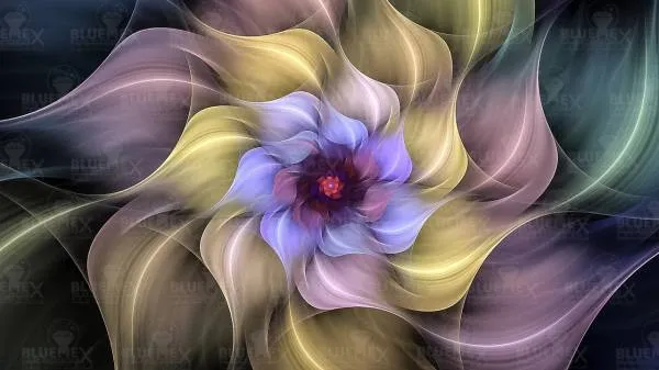 Diamond Painting picture, pastel pinwheel, 90x55cm, 50 colors, square stones, full size