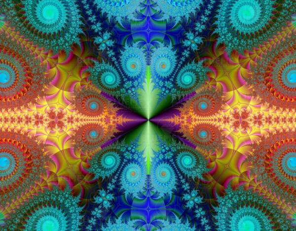 Diamond Painting picture, symmetry, round stones, approx. 70x90cm, 55 colors, full picture