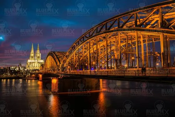 Diamond Painting Bild, Köln, 90x60cm, 50 Farben, eckige Steine, Vollbild