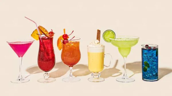 Diamond Painting Bild, Fruchtige Cocktails, 120x55cm, 55 Farben, eckige Steine, Vollbild