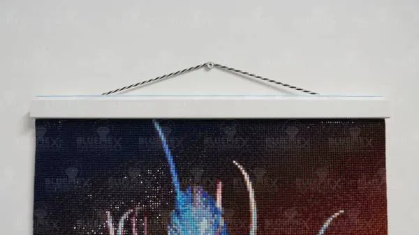 Magnetic strip set for Diamond Painting pictures, high load capacity, 40cm, white